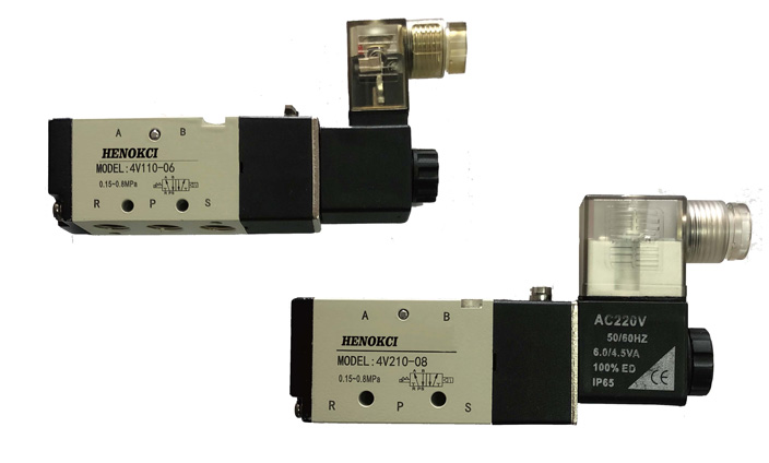4V系列二位五通、三位五通电磁阀
